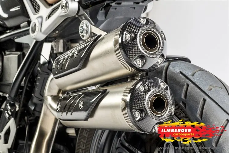 Bmw Rninet Scrambler (1200Cc) (2016-2023) Ilmberger Carbon Silencer Endcap (2 Parts) 1