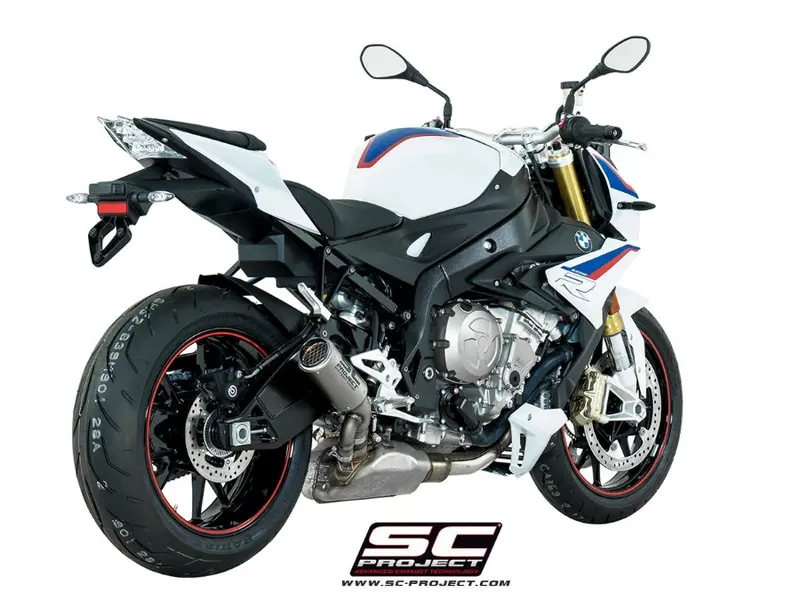Bmw S 1000 R - 2017 - 2020 – Sc-Project Cr-T Titanium Exhaust, With Stoneguard Grid 1