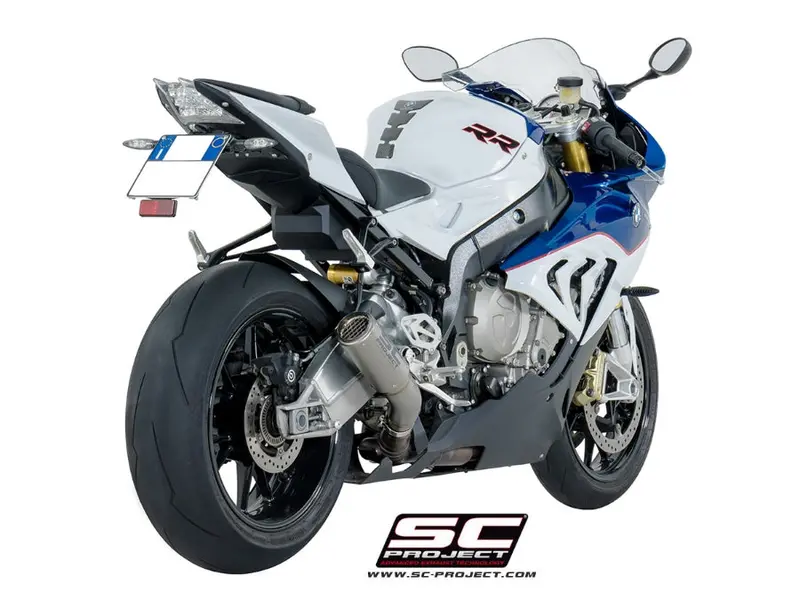 Bmw S 1000 Rr - 2015 - 2016 – Sc-Project Cr-T Titanium Exhaust, With Stoneguard Grid 1