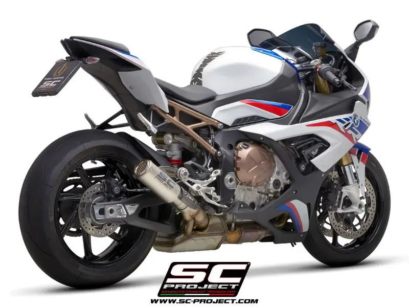 Bmw S 1000 Rr - 2020 - 2022 – Sc-Project Cr-T Titanium Exhaust, With Stoneguard Grid 1