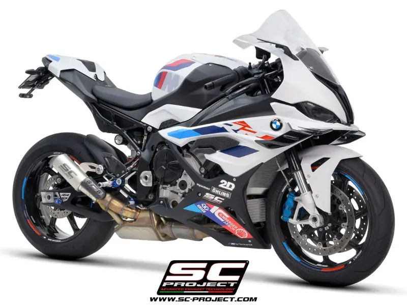 Bmw S 1000 Rr - 2023 - 2024 – Sc-Project Cr-T Titanium Exhaust, With Stoneguard Grid 1