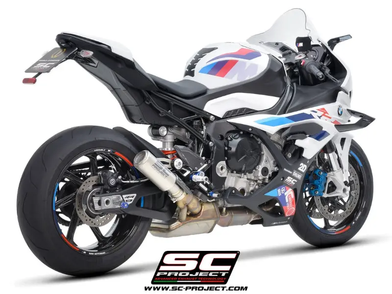 Bmw S 1000 Rr - 2023 - 2024 – Sc-Project Cr-T Titanium Exhaust, With Stoneguard Grid 1