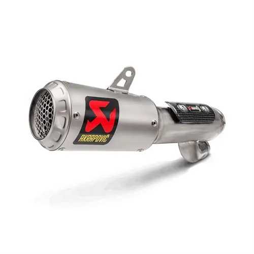 Bmw S1000r Naked - (2017-2020) Akrapovic Titanium Silencer Slip-On Kit - Moto Gp Style Megaphone - Race 1