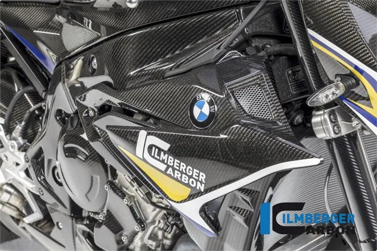 Bmw S1000r Naked (2017-2020) Ilmberger Carbon Radiator Cover / Badge Holder Right Side 1