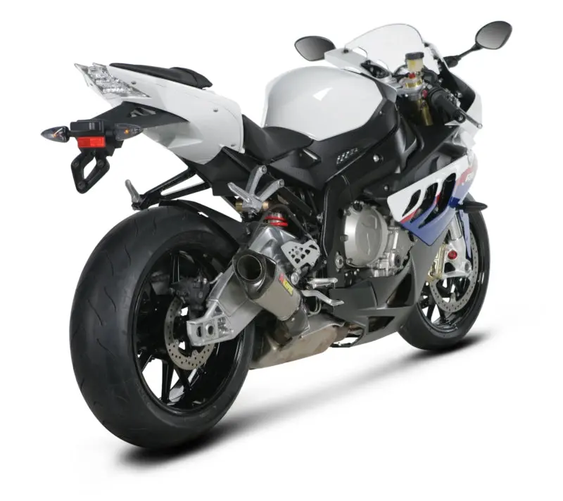 Bmw S1000rr - (2010-2014) Akrapovic Titanium Silencer Slip-On Kit (With Carbon Heat Shield) - Conical - Road Legal 2