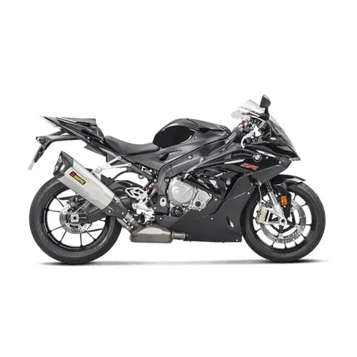 Bmw S1000rr - (2017-2018) Akrapovic Titanium Silencer Slip-On Kit (Includes Carbon Heat Shield) - Road Legal 2