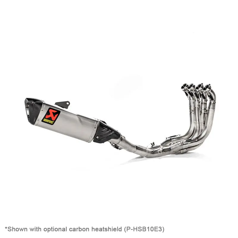 Bmw S1000rr - (2019-2026) Akrapovic Titanium Silencer Complete Titanium 4-2-1 Evolution System - Race (Optional Baffle Available) 1