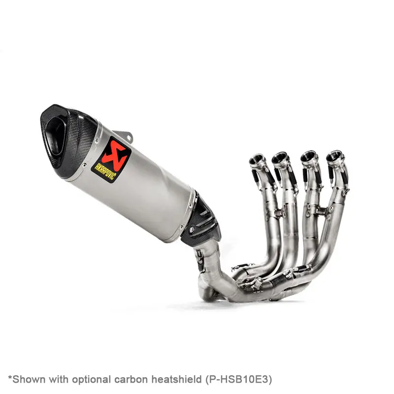 Bmw S1000rr - (2019-2026) Akrapovic Titanium Silencer Complete Titanium 4-2-1 Evolution System - Race (Optional Baffle Available) 2
