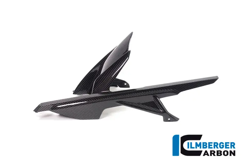 Bmw S1000rr (2025-2025) Ilmberger Gloss Carbon Rear Hugger With Upper Chainguard 1