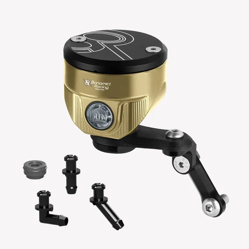Bonamici Racing - Aluminum 8Ml Rear Brake Fluid Reservoirs - Bronze 1