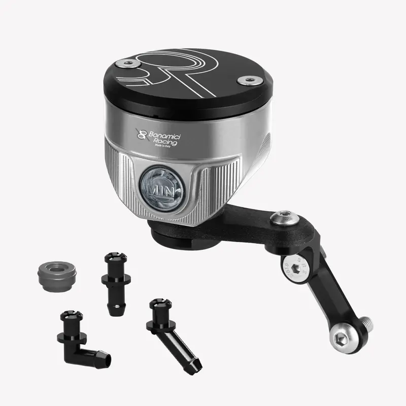 Bonamici Racing - Aluminum 8Ml Rear Brake Fluid Reservoirs - Silver 1