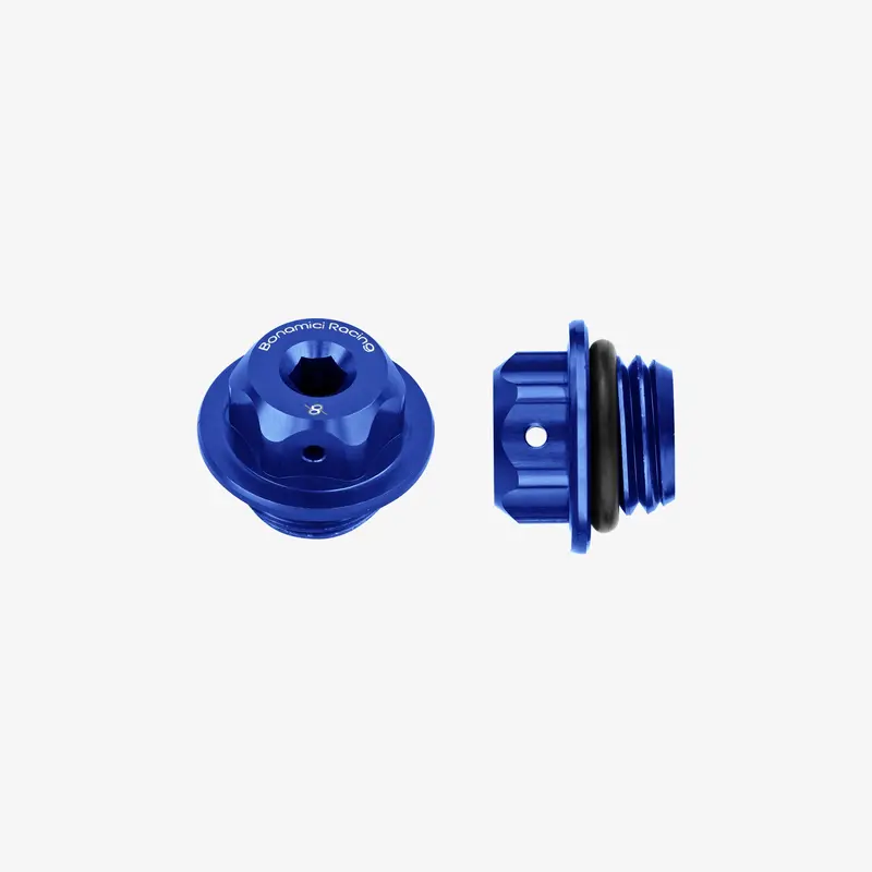 Bonamici Racing - Aluminum Oil Cap M20x2,5 - Blue 1