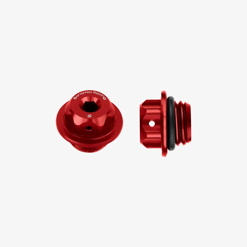 Bonamici Racing - Aluminum Oil Cap M20x2,5 - Red 1