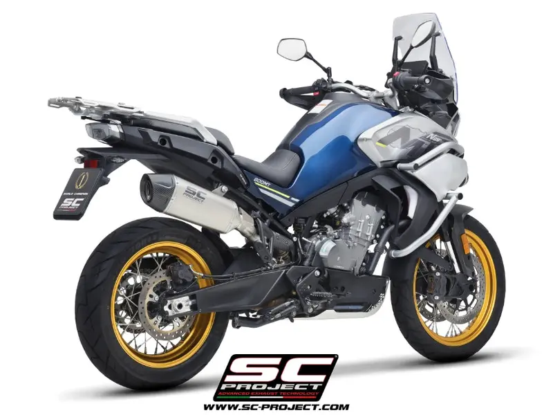 Cfmoto 800Mt - 2022 - 2025 – Sc-Project X-Plorer Ii Titanium Exhaust 1