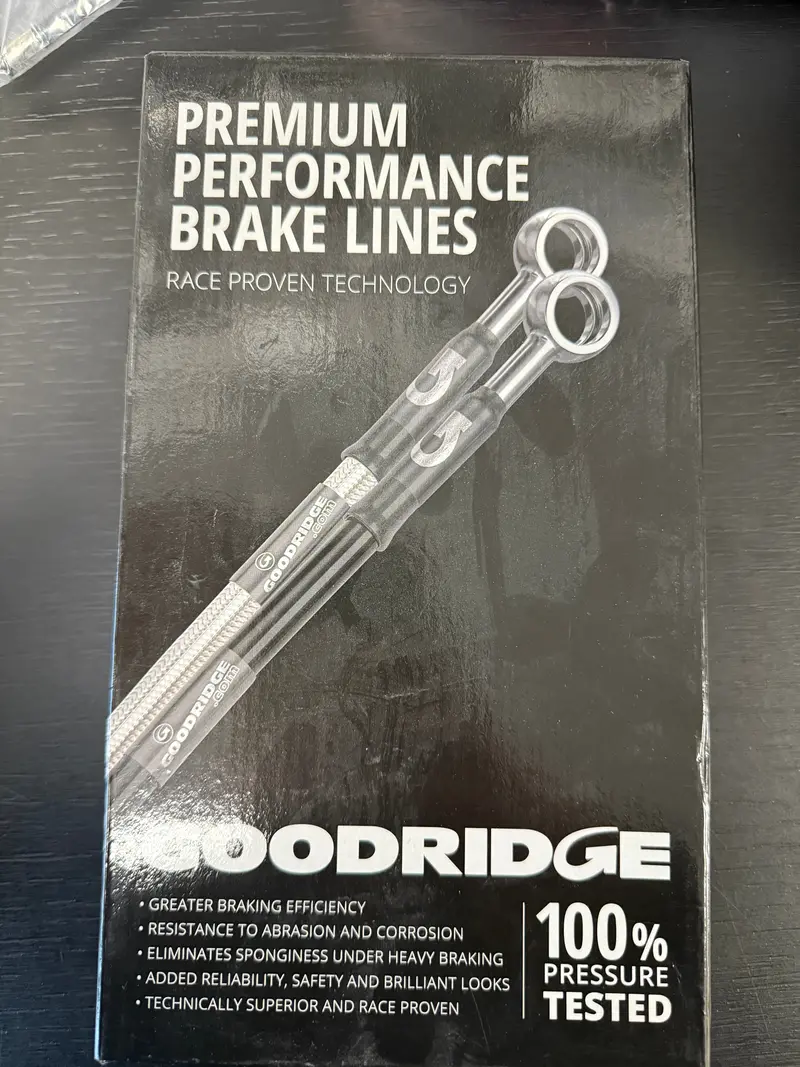 Clearance - Goodridge 06-08 Honda Cbr1000rr Race Black Lines W/Black Fittings - Hn1005-2Fcbk 1