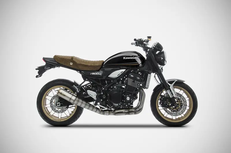 Clearance - Kawasaki Z900rs (18-20) Zard Titanium Full Exhaust System (Removable Baffle) Snake Welds 1