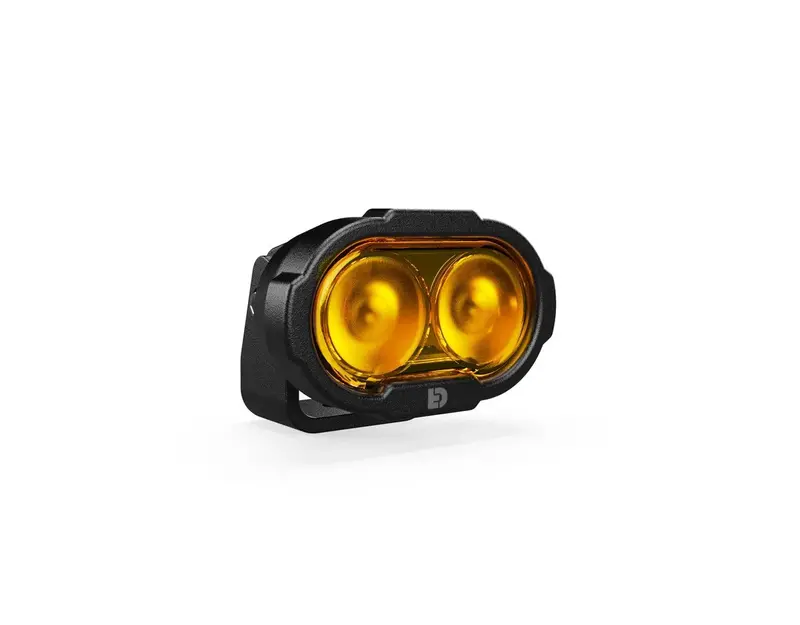 Denali Dl-2 Driving Light W/ Datadim Technology, 2-Led, 60Â° Symetrical Flood Beam 1