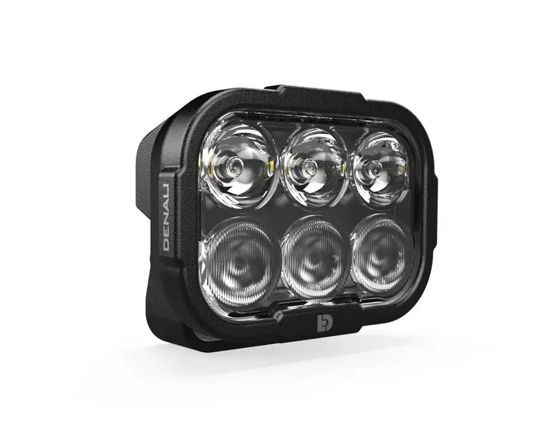 Denali Dl-6 Driving Light W/ Datadim Technology, 6-Led, Elliptical Hybrid Beam 1