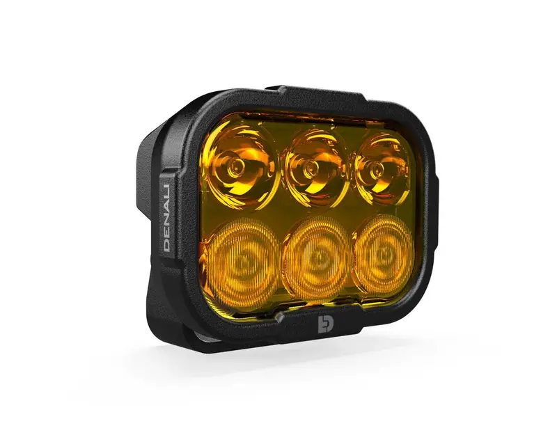 Denali Dl-6 Driving Light W/ Datadim Technology, 6-Led, Elliptical Hybrid Beam 1
