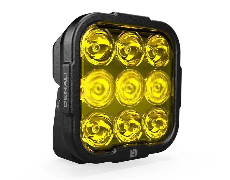 Denali Dl-9 Driving Light W/ Datadim Technology, 9-Led, Elliptical Hybrid Beam 1