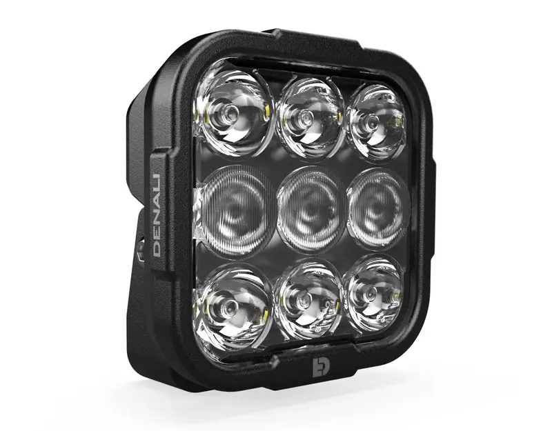 Denali Dl-9 Driving Light W/ Datadim Technology, 9-Led, Elliptical Hybrid Beam 1
