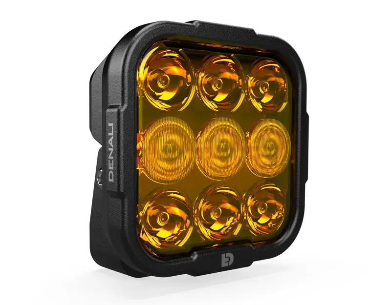 Denali Dl-9 Driving Light W/ Datadim Technology, 9-Led, Elliptical Hybrid Beam 1