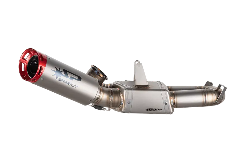 Desmosedici Panigale V2 (2020-24) Panigale 959 — Racing 3/4 Kit With Pre-Silencer Box + Dyno Silencer With Red End Cap 1