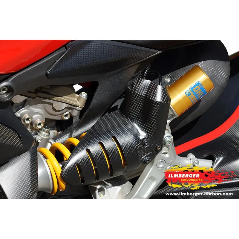 Ducati 1199 Panigale (2012-2015) Ilmberger Carbon Shock Absorber Cover Big Version 1