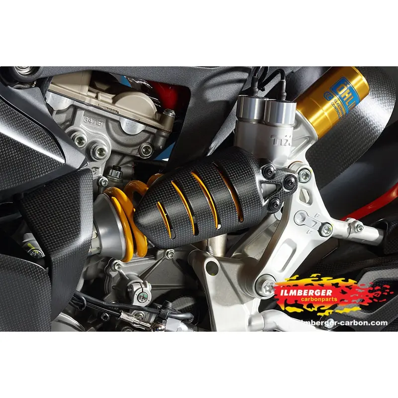 Ducati 1199 Panigale (2012-2015) Ilmberger Carbon Shock Absorber Cover Small Version 1