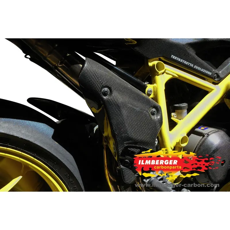 Ducati 848 Evo / Corse (2010-2014) Ilmberger Carbon Exhaust Protector 1