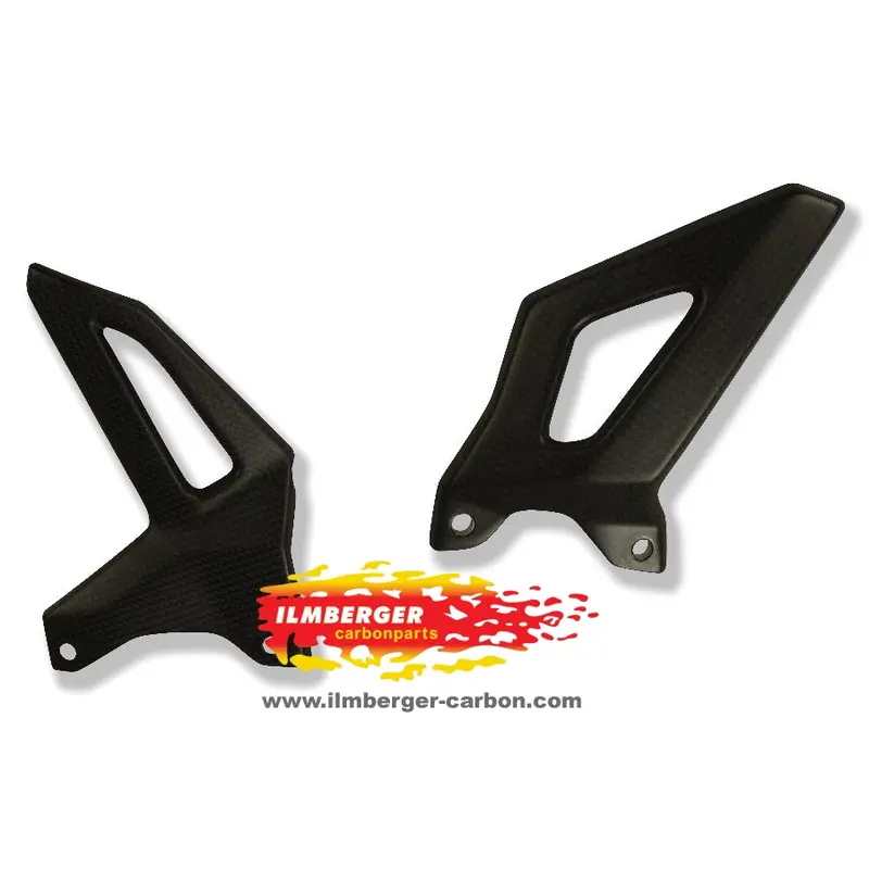 Ducati 899 Panigale (2014-2016) Ilmberger Carbon Heelguards Left And Right - Satin Finish 1