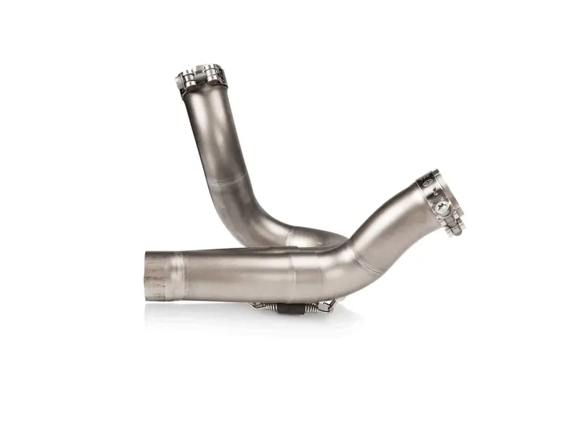 Ducati Desertx - (2022-2024) Akrapovic Stainless De-Cat Link Pipe (To Be Fitted With S-D9so19-Hjat Slip-On Kit) 1