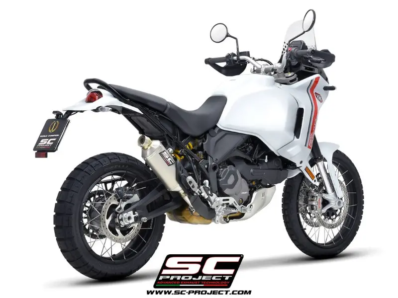 Ducati Desertx - 2022 - 2025 – Sc-Project Rally Raid Titanium Exhaust 1