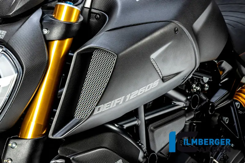 Ducati Diavel 1260 (2019-2022) Ilmberger Carbon Airtube Cover Left Side - Matt Finish 1
