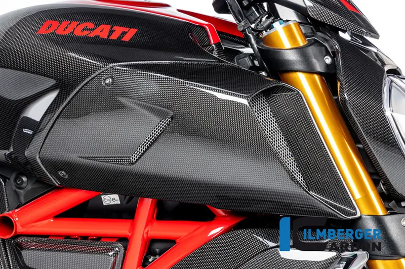 Ducati Diavel 1260 (2019-2022) Ilmberger Carbon Airtube Cover Right Side - Gloss Finish 1