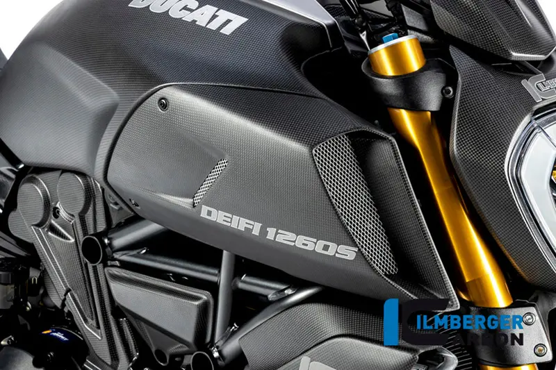 Ducati Diavel 1260 (2019-2022) Ilmberger Carbon Airtube Cover Right Side - Matt Finish 1
