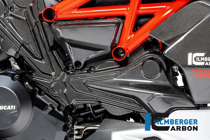 Ducati Diavel 1260 (2019-2022) Ilmberger Carbon Cambeltcover Horizontal Cylinder - Gloss Finish 1