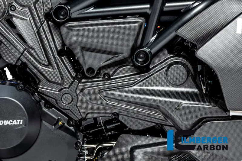 Ducati Diavel 1260 (2019-2022) Ilmberger Carbon Cambeltcover Horizontal Cylinder - Matt Finish 1