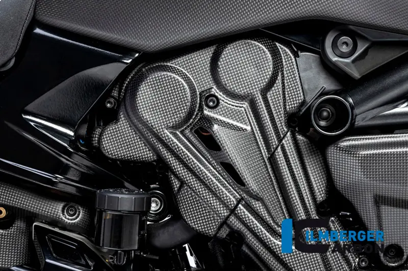 Ducati Diavel 1260 (2019-2022) Ilmberger Carbon Cambeltcover Vertical Cylinder - Matt Finish 1