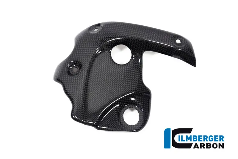 Ducati Diavel 1260 (2019-2022) Ilmberger Carbon Exhaust Protector On The Manifold - Gloss Finish 1