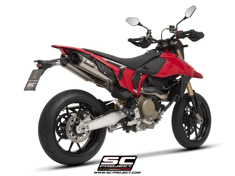 Ducati Hypermotard 698 Mono - Rve - 2024-2025 – Sc-Project Dual Undertail S1-C Titanium Exhaust 1