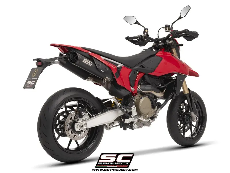 Ducati Hypermotard 698 Mono - Rve - 2024-2025 – Sc-Project Dual Undertail S1-C Titanium, Matt Black 1