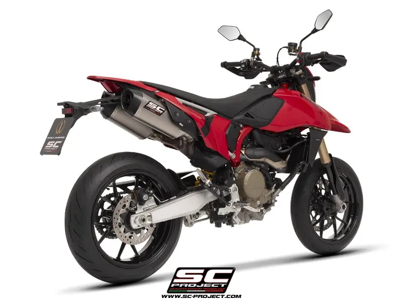 Ducati Hypermotard 698 Mono - Rve - 2024-2025 – Sc-Project Dual Undertail Sc1-S Titanium Exhaust 1