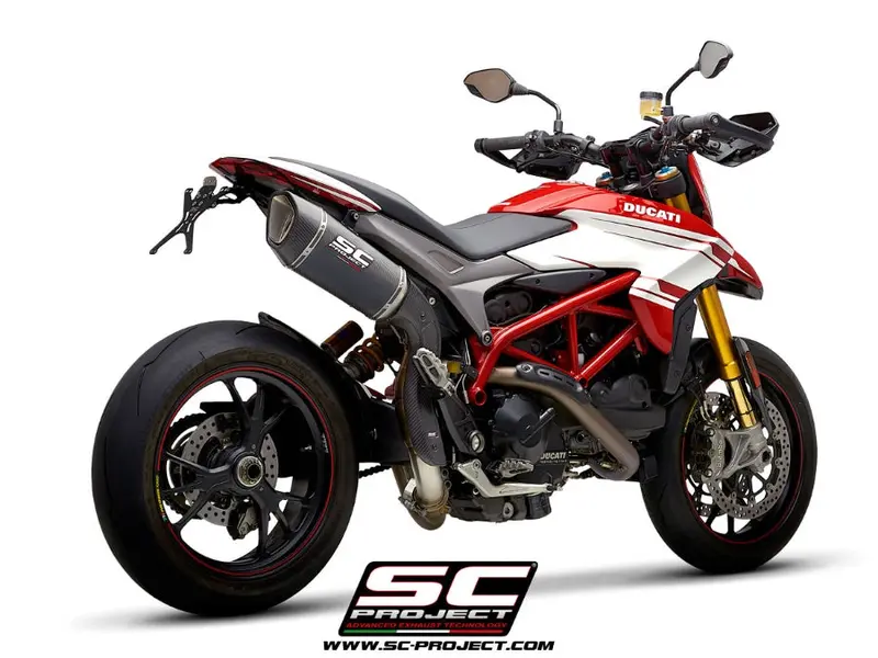 Ducati Hypermotard 939 - 2016 - 2018 – Sc-Project Sc1-R Carbon Fibre Exhaust, High Mount 1