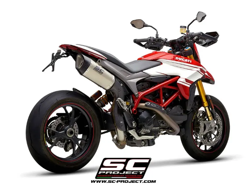 Ducati Hypermotard 939 - 2016 - 2018 – Sc-Project Sc1-R Titanium Exhaust, High Mount 1