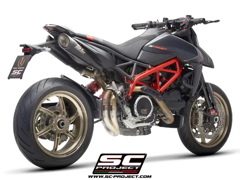 Ducati Hypermotard 950 - Rve - Sp - 2019 - 2021 – Sc-Project De-Cat Link Pipe Stainless Steel, Compatible With Specific Sc-Project Range And Oem Exhaust 1