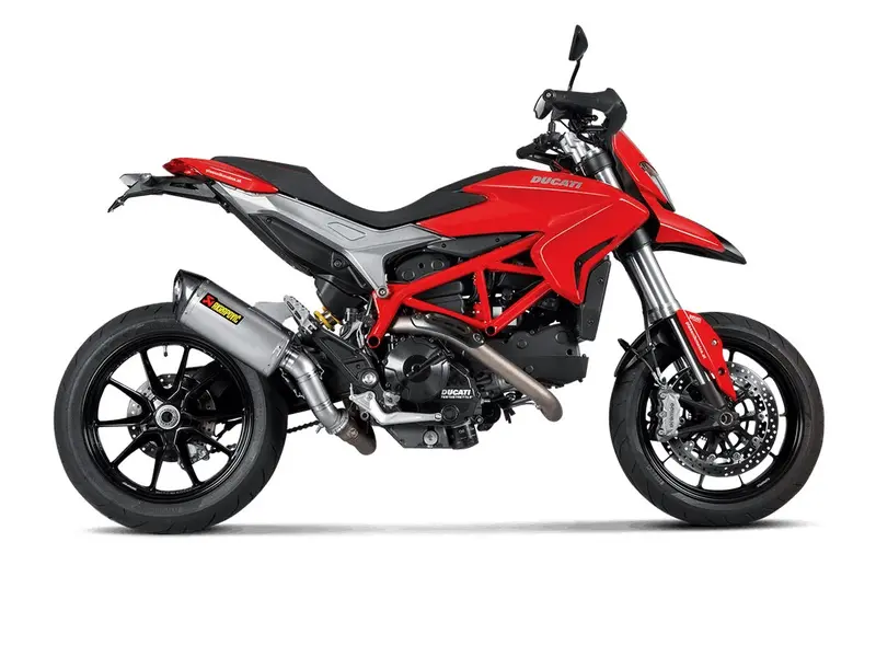 Ducati Hyperstrada 821 - (2013-2015) Akrapovic Titanium Link Pipe Without Cat Conv. (To Be Fitted With S-D8so1 Slip-On Kit) 2
