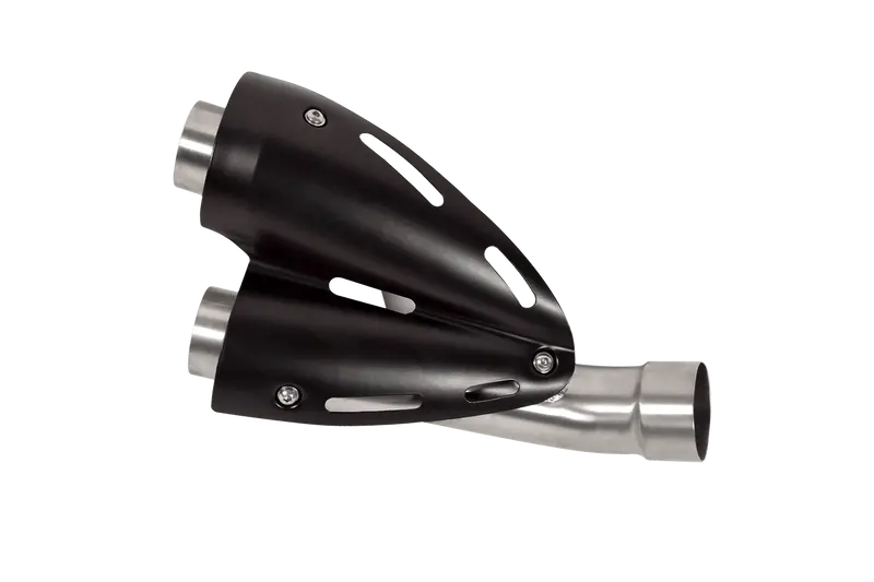 Ducati Monster 1100 Evo (11-13) —  1 Into 2 Stainless Steel Pipe - To Be Mounted With Spark Silencers 1