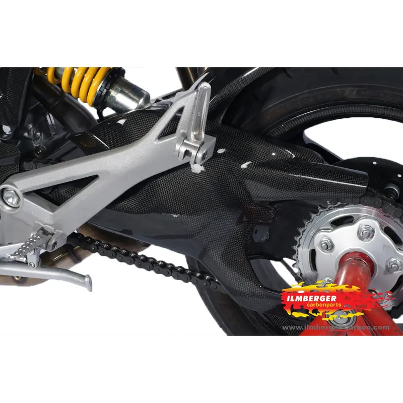 Ducati Monster 1100 / S (2009-2010) Ilmberger Carbon Swing Arm Cover 1