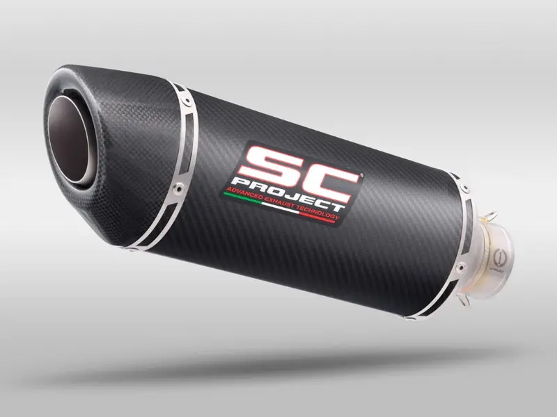 Ducati Monster 1200 - 2014 - 2016 – Sc-Project Oval Carbon Fibre Exhaust 1